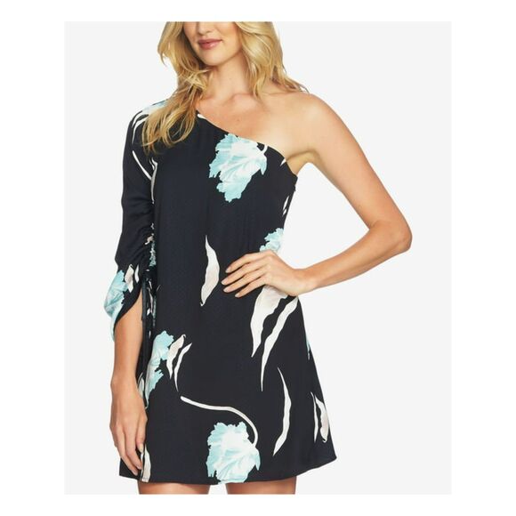 1. State Dresses & Skirts - 1 State Woman's Size 12 One Shoulder A-Line Mini Dress